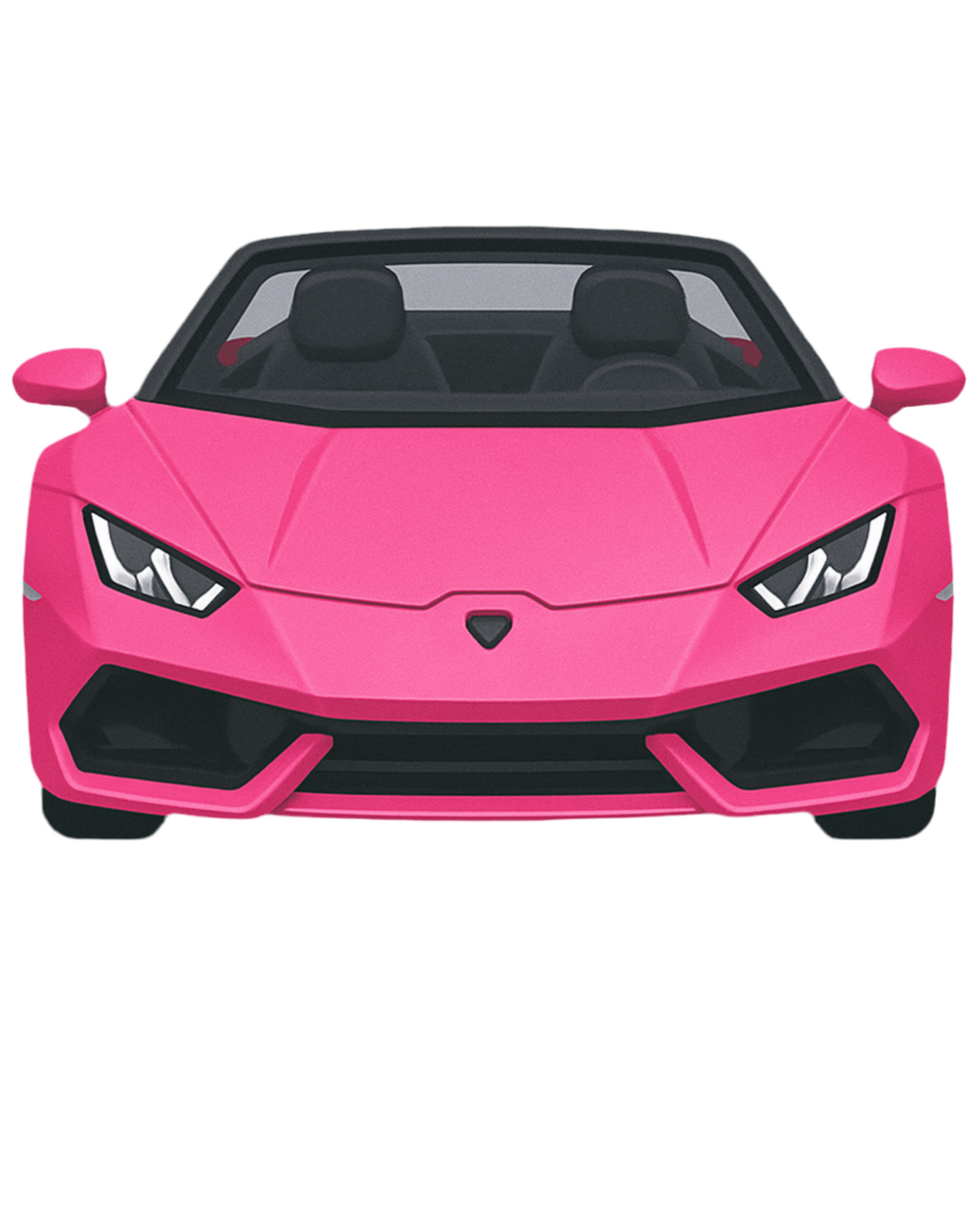 Barbie Lamborghini cutout voor verjaardagsfeest