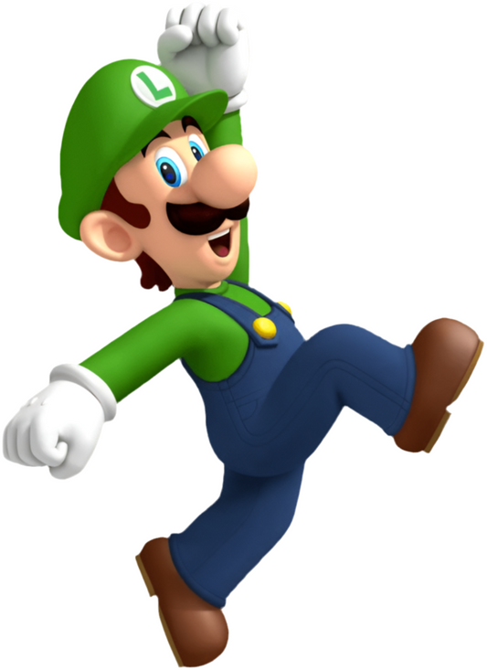 Luigi cutout voor verjaardagsfeest