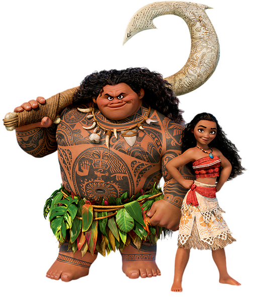 Maui & Moana cutout voor verjaardagsfeest