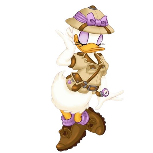 Daisy Duck cutout voor verjaardagsfeest