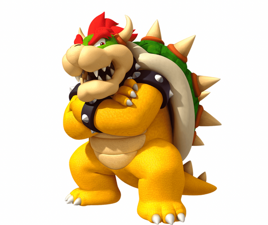 Bowser cutout voor verjaardagsfeest